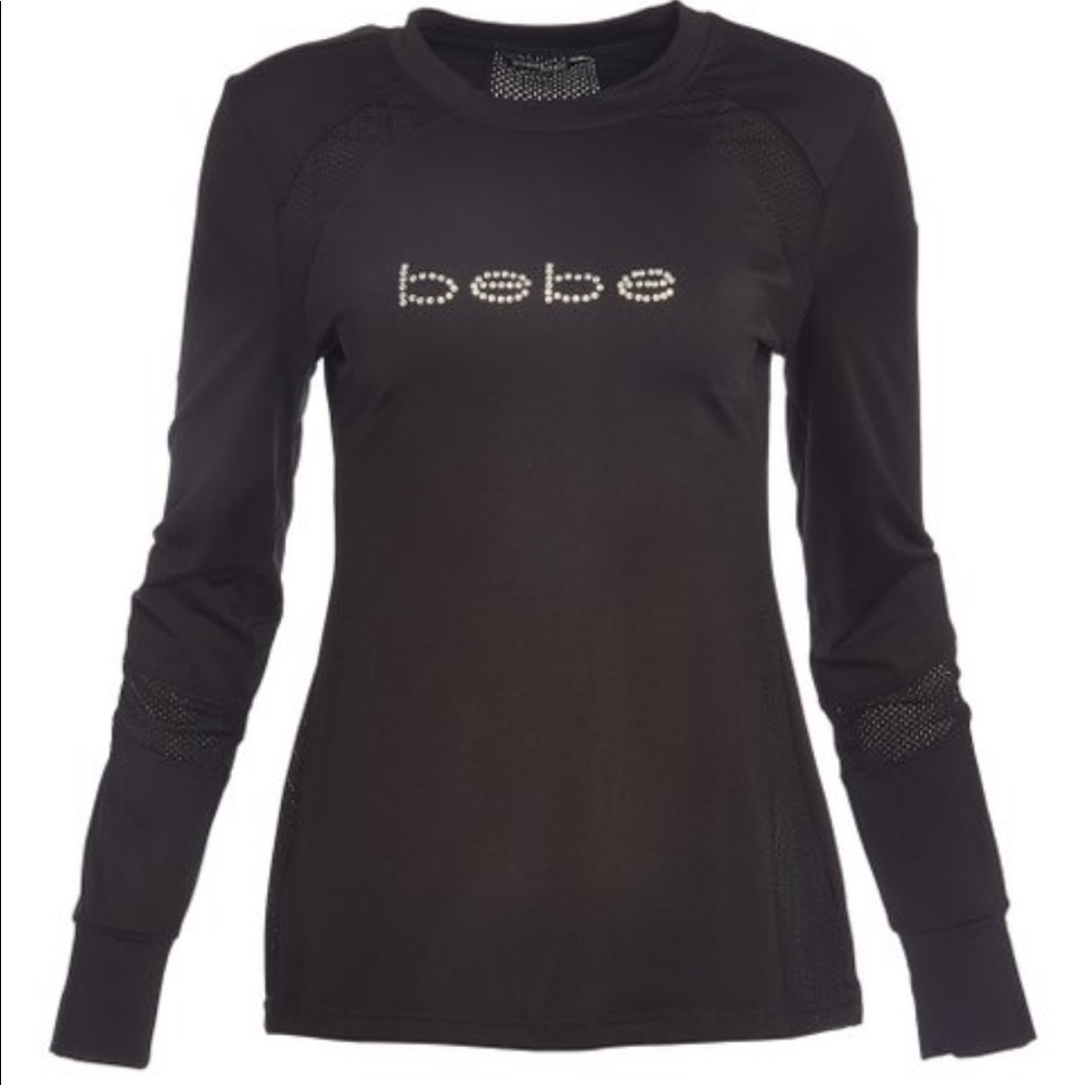 Jet Black 'Bebe' Long-Sleeve Tee - Women